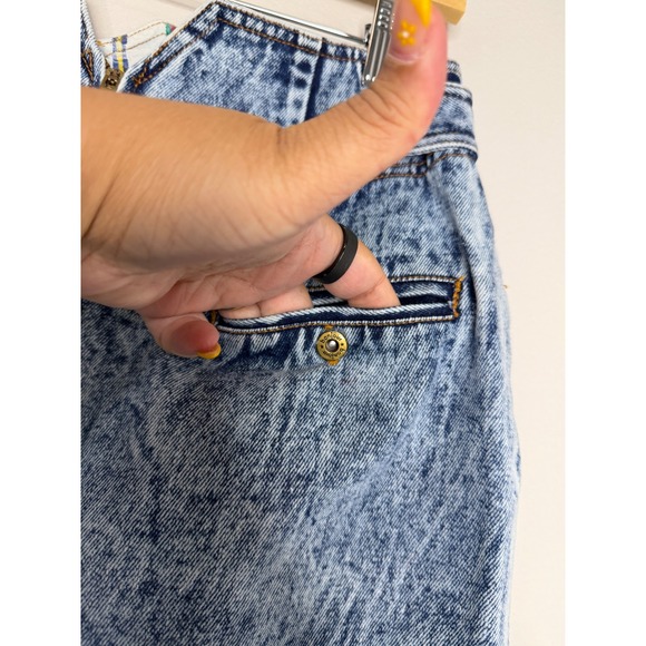 Bonjour Vintage Blue Stonewashed Denim Maxi Skirt Sz 10 - Picture 6 of 8